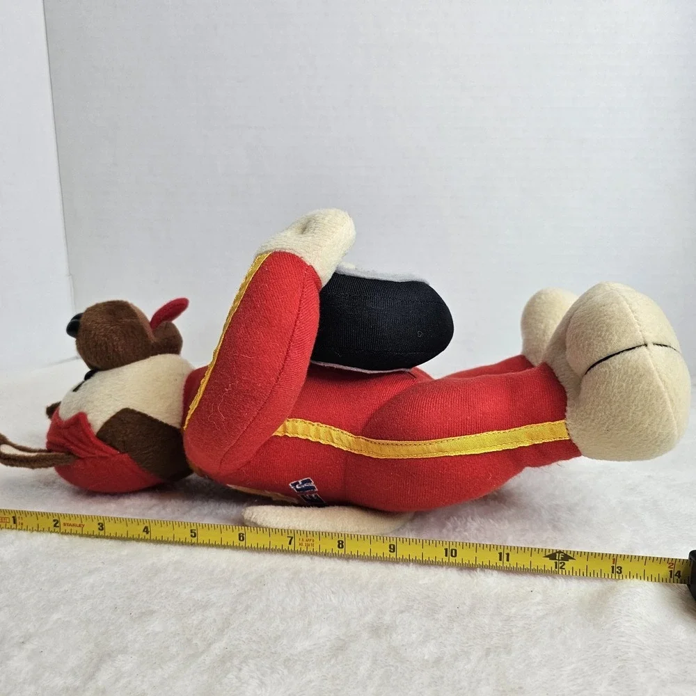 Vintage 2005 NASCAR TIRE CARRIER - RED PLUSH DOG #64
